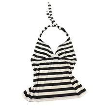 Mossimo Women  s M Striped Halter Tankini Swimsuit Top, Large