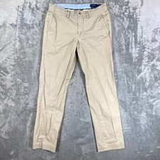 Polo Ralph Lauren Stretch Straight Fit Chino Pants Men's Size 32x32 Beige Khaki