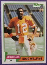 1981 Topps #32 Doug Williams Football card Tampa Bay Buccaneers!