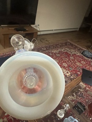 Sky glass set 3 white opals 
