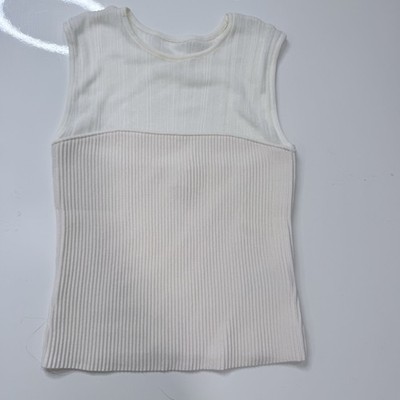 BR Tank Top, Women's Size Xs Ivory Color , Sleeveless A020126