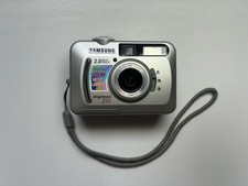 Samsung Digimax 201 2.0MP Digital Camera Y2K Digicam In Silver Tested
