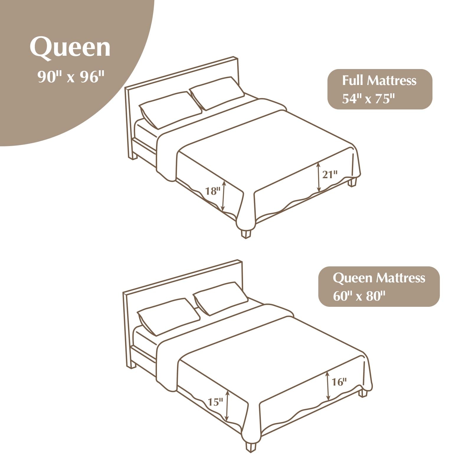Light Taupe Queen Size Quilt Bedding Sets with Pillowcases,Lightweight for Al...