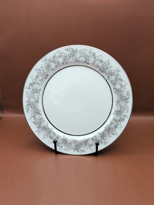 Florentine by Sango Salad Plate by the Piece Gray Floral Platinum