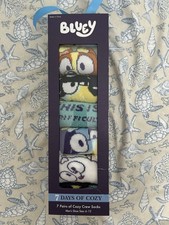 Bluey Cozy Crew Socks 7-Pair Set Multicolor Men Size 6-12