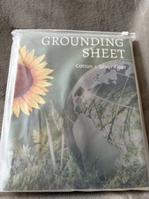 Grounding Sheet King Size 90 Cotton 10 Silver Fiber White Flat Sheet