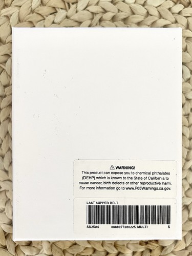 🔥 SUPREME LAST SUPPER LEATHER BELT (Small) STILL IN ORIGINAL PACKAGING NEW DS! - Picture 7 of 7
