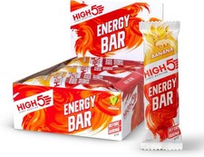 HIGH5 Energy Bar f&uuml;r Laufen & Radfahren, mit echten Fr&uuml;chten, Banane,12x55g