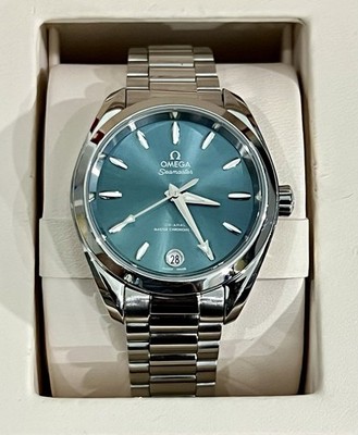 Omega Seamaster Aqua Terra 34mm Master Co-Axial 8800 Green Dial Watch May 2024