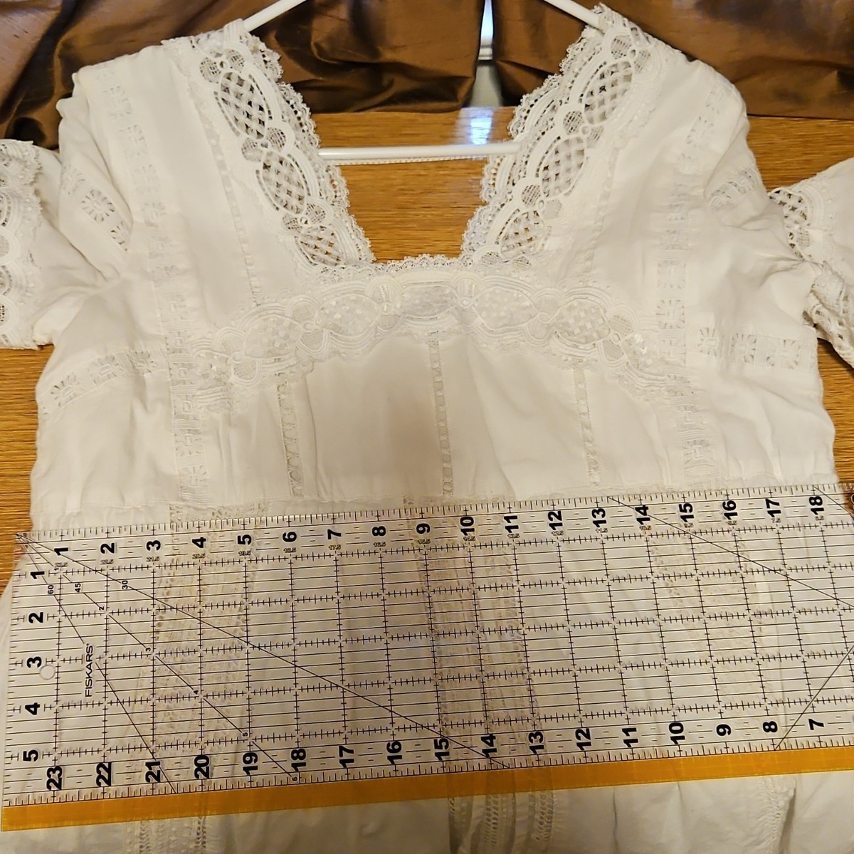 eri + ali White Lace Cotton A-Line Dress S Puff Sleeve V-Neck Embroidered Boho | eBay eri + ali White Lace Cotton A-Line Dress S Puff Sleeve V-Neck Embroidered Boho | eBay