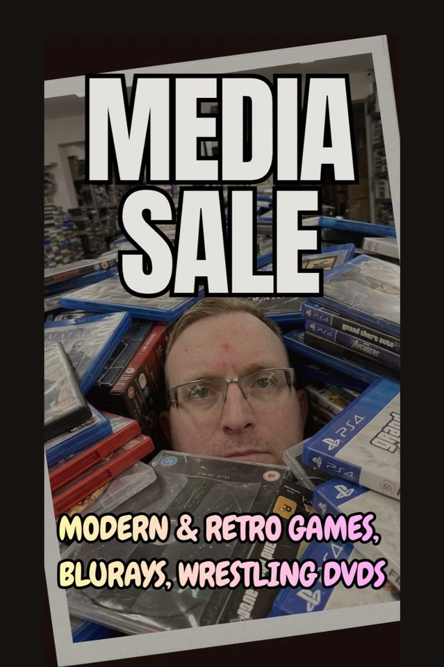 Media Hoarder Sale - Modern & retro gaming, blurays, wrestling DVDs & more