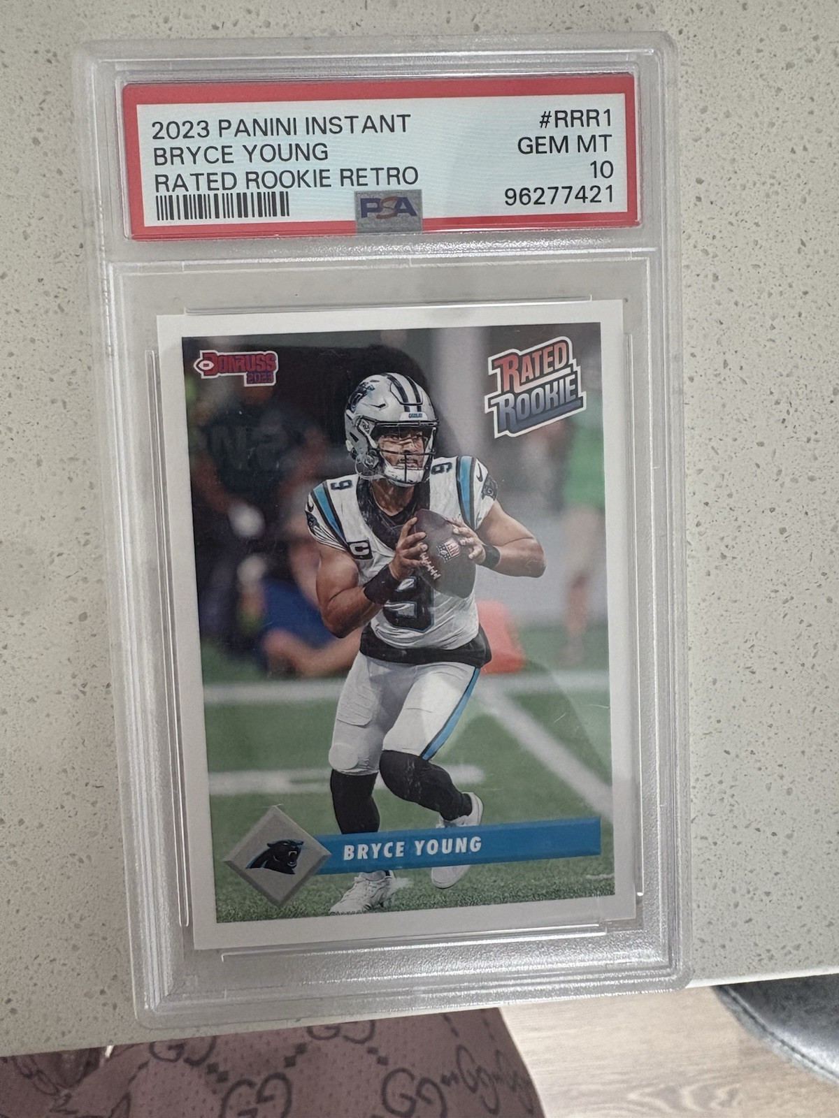 Bryce Young Panini Instant Rated Rookie Retro #RRR1 Base