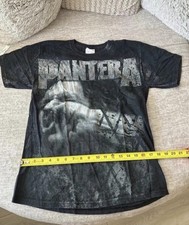 Vintage Pantera Vulgar Display Of Power Aop T Shirt Size Medium Rare Rock Mens