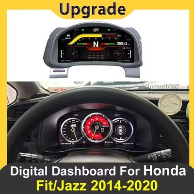 For Honda Fit Jazz 2014-20 LCD Car Digital Dashboard Cluster Virtual Instrument