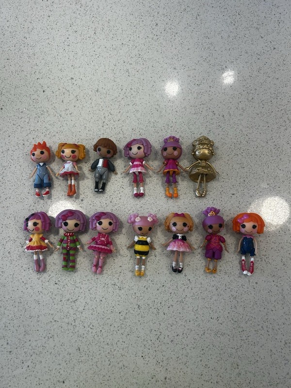Lalaloopsy Mini Lot - 13 3” Mini Doll Figures 2010s Girls Toys