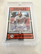 2023 Bowman Chrome Gunnar Henderson Ascensions Auto /100 #BA-2 Orioles