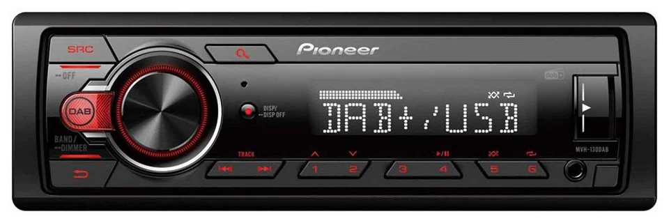 Pioneer MP3 DAB 1DIN Lenkrad USB Autoradio für Opel Astra J 09-16 Platin silber - Bild 4 von 4