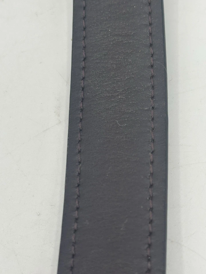 Coach сшитый кожаный сменный ремень из красного дерева - Изображение 4 из 4