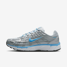 Men's Nike P-6000 MTLC Platinum/University Blue CD6404 025