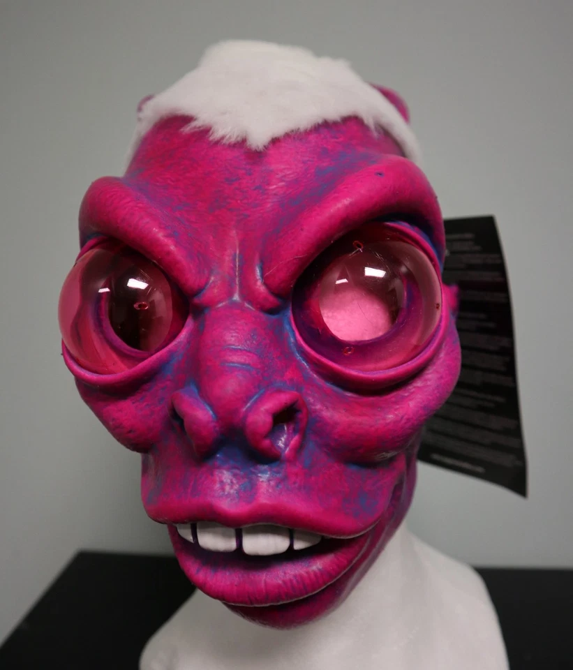 Whimsical Alien Friendly Space Invader - Zagone Studios "Gaylien" Handmade Mask - Image 4 of 4