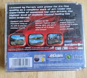 Acclaim F355 Challenge Passione Rossa Dreamcast Racing Online PAL 2000 3+