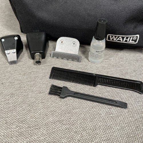 Wahl SS2L Elektro Trimmer Silber Edelstahl Akku mit Zubehör - Bild 6 von 7