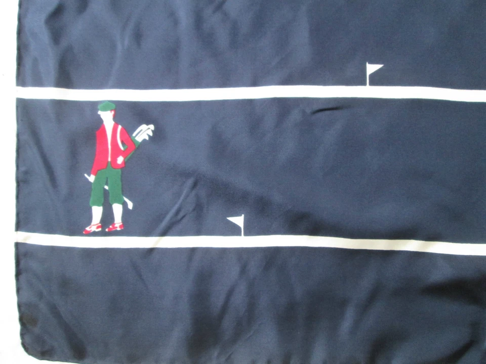 -Impresionante bufanda vintage 100% seda DANIEL HECHTER - Imagen 3 de 4