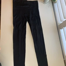 Women’s Shapewear Leggings Black Tummy Control Size XL