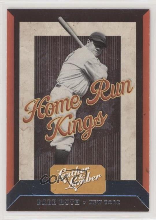 2019 Panini Leather & Lumber Home Run Kings Babe Ruth #HRK-1 HOF 2u3