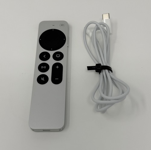 Apple Siri Remote 2nd Gen A2167 - Lightning - w/ 3ft USB-C to Lightning