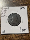 Photo of a 1803-P Half Cent from an eBay listing that sold on Jun 26, 2026