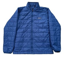 Patagonia Kids' Nano Puff Brick Quilt Jacket Youth Size L Blue