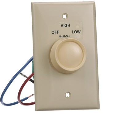 2-SW 2 Speed Attic Fan Switch and Plate