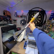 Phil The Power Taylor 3d Printed Giant Dart With Wall Mount And Stand