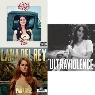 Lana Del Rey - Paradise & Ultraviolence & Lust For Life [New CD Bundle]