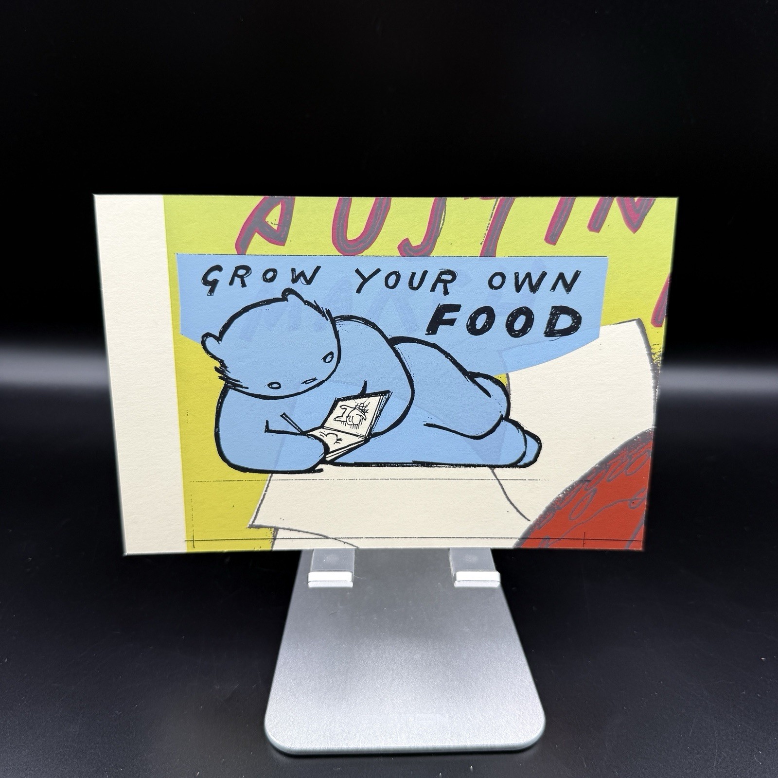 Jay Ryan 2009 Postcard | Bird Machine Illustration Concert Poster Art Print