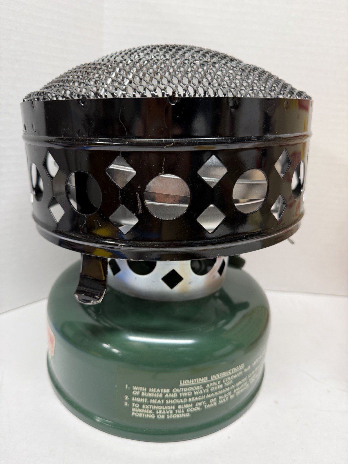 MINT 4-1966 Coleman Catalytic Heater 512-700 3500 BTU Original Box Black Grill