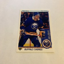 1990-91 Upper Deck #376 Rick Vaive Buffalo Sabres