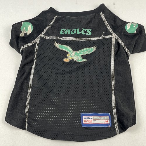 Philadelphia Eagle Dog Pet Jersey Size Medium Hunter NFL Football Spell Out Logo