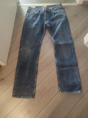 CROSS Herren Jeans Straight Distressed gerade Hose W36 L36 