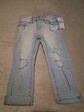 Kids' Dl1961 Harper Boyfriend Straight Jean Jet Stream Distressed