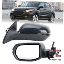 Driver Side Mirror for 2016-2022 HR-V EX EX-L 6 Pins - Gloss Black - Left