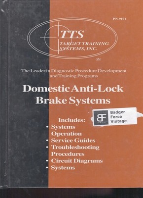 TTS Domestic Anti-Lock Brake Systems Manual Training Procedures #9101 MN2512