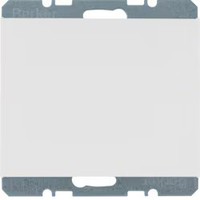 Berker 6710457009 Blindverschluss Mit ZentralstüCk, K.1, Polarweiß GläNzend