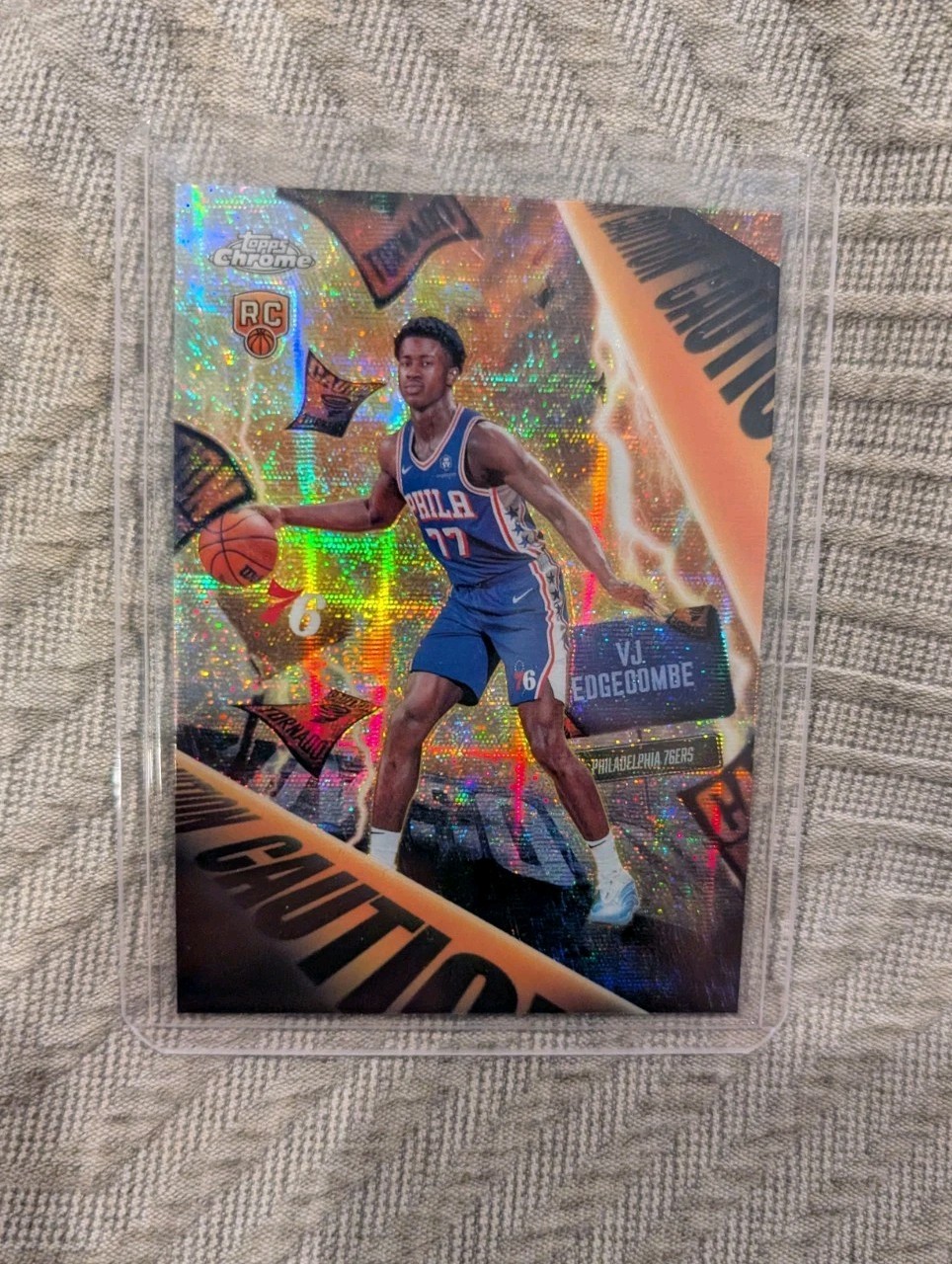 2025 Topps Chrome VJ Edgecombe Advisory Case Hit SSP