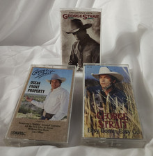 George Strait Country Cassette Album Lot 3 MCA MCAC-5913 10807 10450