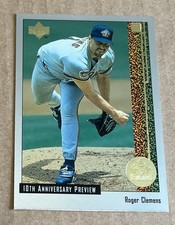 1998 Upper Deck 10th Anniversary Preview Edition Retail #3 Roger Clemens