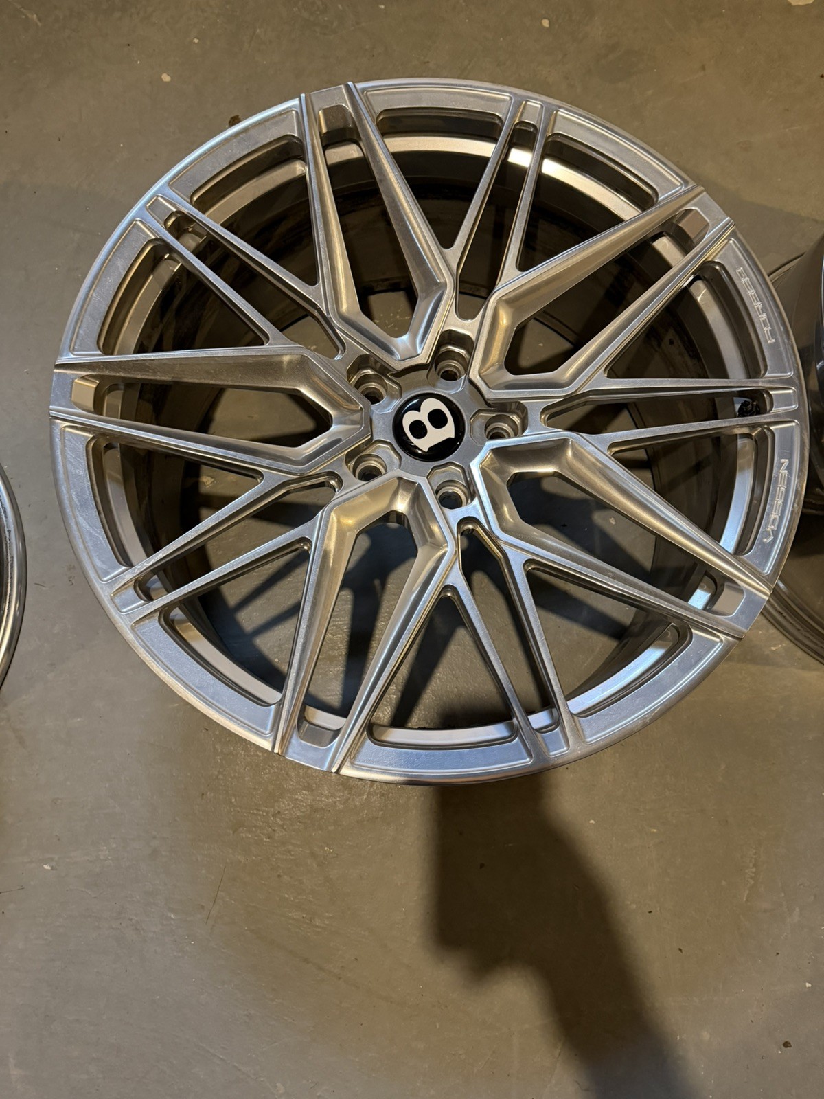 22 Polished Vossen Evo5 2022 Bentley Continental GT Speed Wheels floating caps  