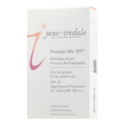 Jane Iredale - Powder-Me SPF Refillable Brush + 2 Refills Nude 2x2,5g