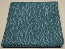 19" x 44" 100 cotton fabric BLUE TEAL STARS